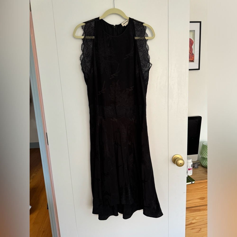 Zadig & Voltaire Roberto Jac Silk Dress Size Medium